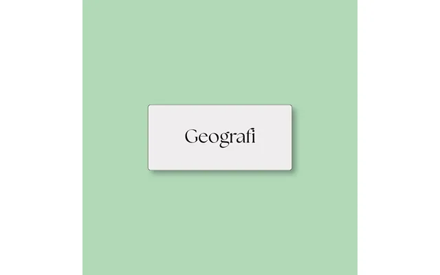 Todoodle Skemabrikker - Geografi Grå Magnetisk