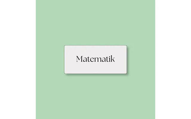 Todoodle Skemabrikker - Matematik Grå Magnetisk
