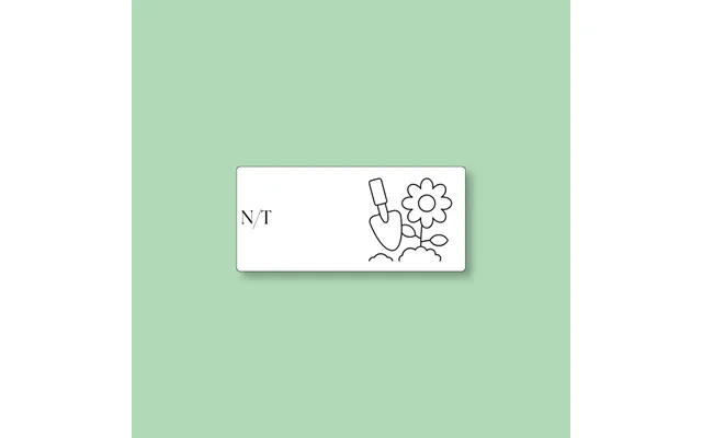 Todoodle Skemabrikker - N T Med Motiv Hvid Magnetisk