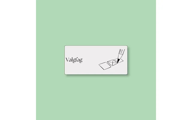 Todoodle Skemabrikker - Valgfag Med Motiv Grå Magnetisk