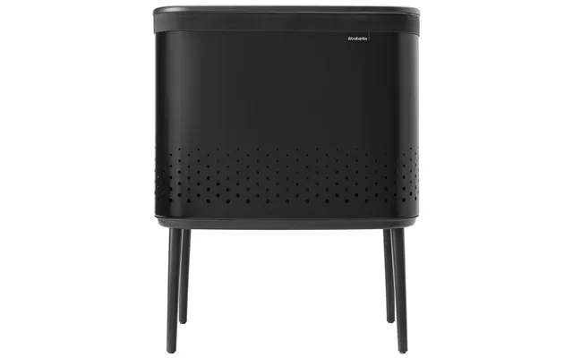 Brabantia Bo Vasketøjskurv 60 L I Mat Sort