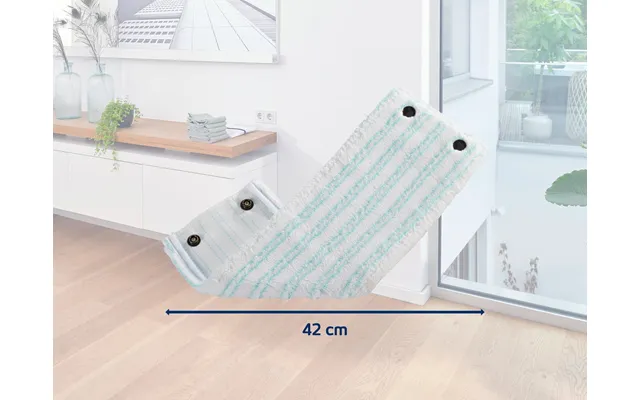Leifheit Combi Clean Twist Xl Moppeklud Micro Duo 42 Cm Effektiv Rengøring Til Alle Gulvtyper