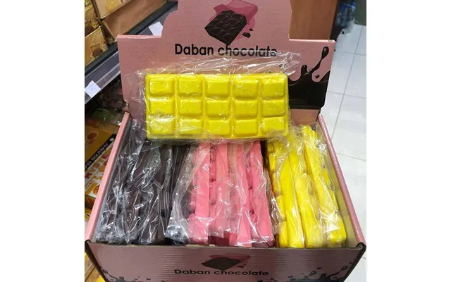 Chocolate Bar Squishy Blød Chokolade Fidget & Sanselegetøj - Brun