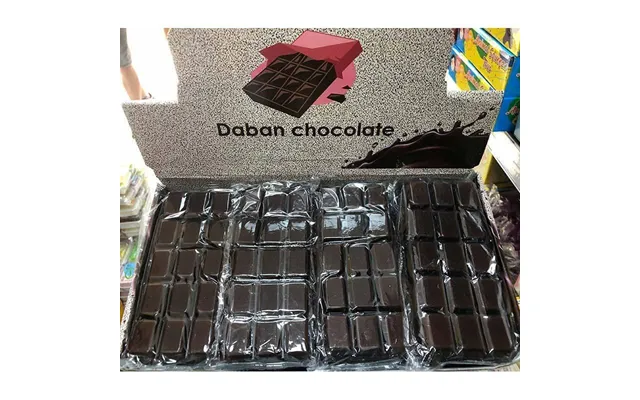Chocolate Bar Squishy Stor Blød Chokoladebar