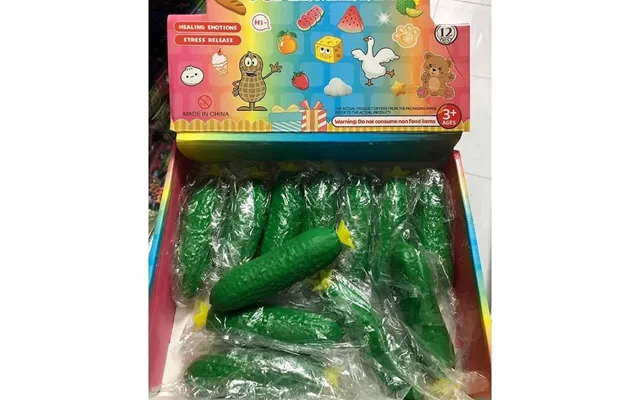 Cucumber Squishy Blød Agurk Fidget & Sanselegetøj