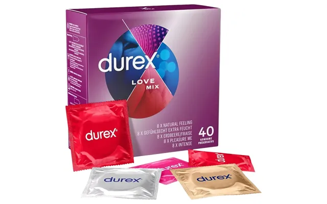 Durex Love Mix 40 Kondomer