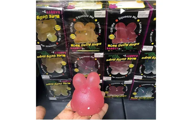Nice Jelly Hops Rabbit Squishy Sød Kanin Fidget
