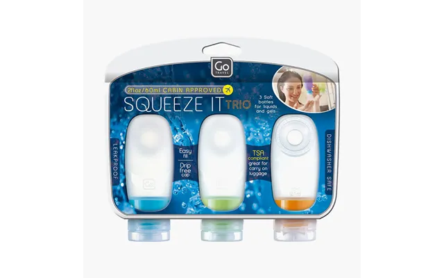 Go Travel - Squeeze It Trio Rejseflasker