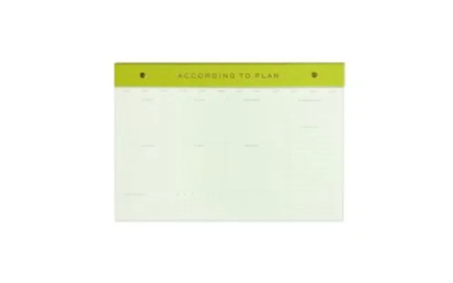 Designworks Ink Weekly Planning According To Plan, Matcha - Kalender