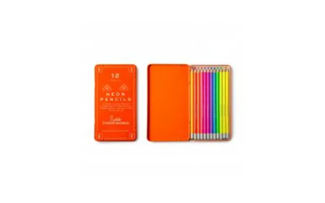 Printworks 12 Colour Pencils Neon - Blyant