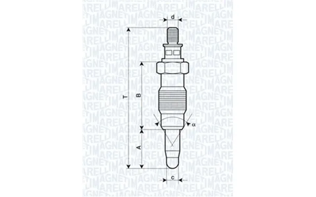 Gløderør Magneti Marelli 062900008304