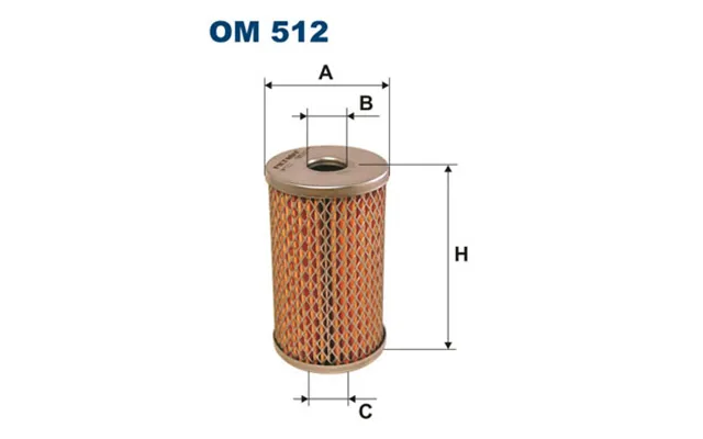 Hydraulisk Filter - Styresystem Filtron Om 512