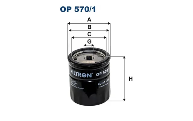 Oliefilter Filtron Op 570 1