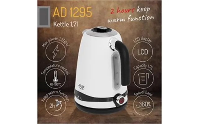 Adler Elkedel 1,7 Liter 1850 Watt