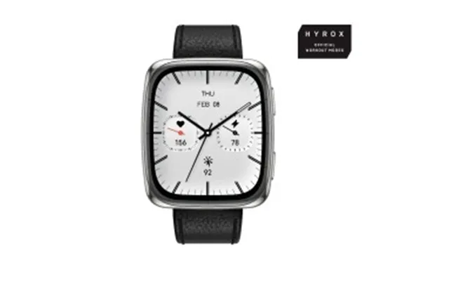 Amazfit Active 2 Square Sort Sølv Smartwatch