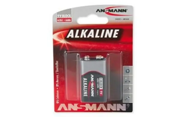 Ansmann 1 Alkaline 9v Block Red-line