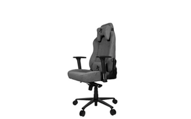 Arozzi Vernazza Soft Fabric Gamer Stol Sort Grå