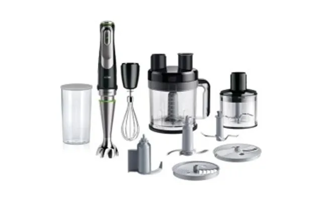 Braun Multiquick 9 Mq 9195xli Stavblender Premium Sort Børstet Rustfrit Stål