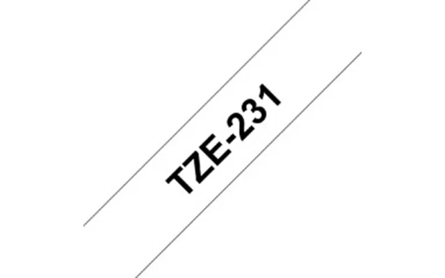 Brother Tze 231 Lamineret Bånd 1,2 Cm X 8 M 1kassette R