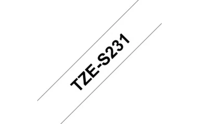 Brother Tze S231 Lamineret Bånd 1,2 Cm X 8 M 1kassette R