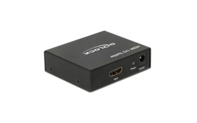Delock Hdmi Splitter 1 X Hdmi In 2 X Hdmi Out 4k Video- Audiosplitter Hdmi