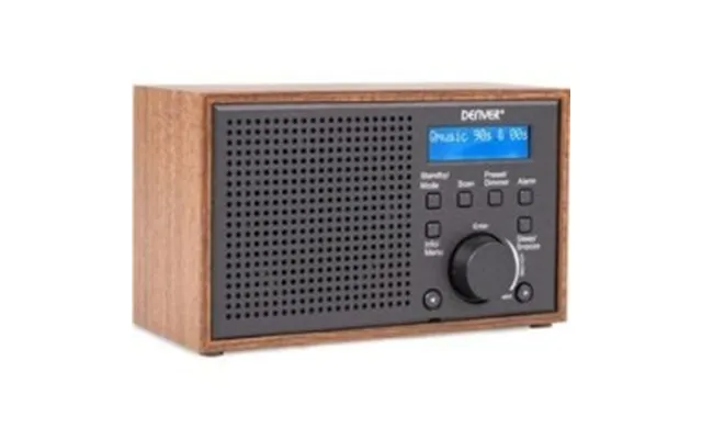 Denver Dab-46 Dab Bærbar Radio Brun Grå