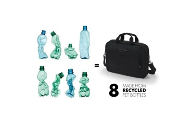 Dicota Eco Top Traveller Bæretaske 14.1 Metal Neopren 300d Rpet Polyester Sort