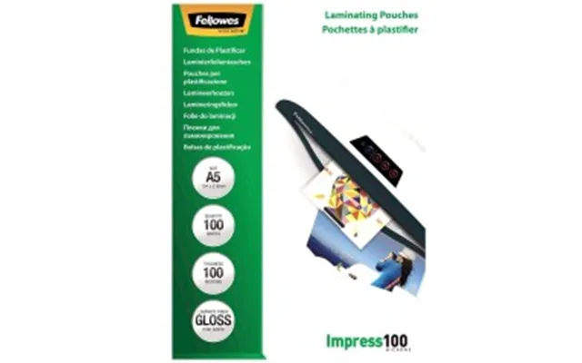 Fellowes A5 Glossy 100 Micron