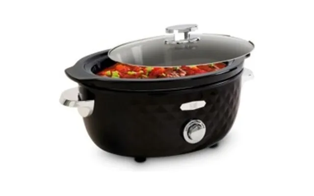Fritel Family Slow Cooker 5.5liter 210w Sort Krom