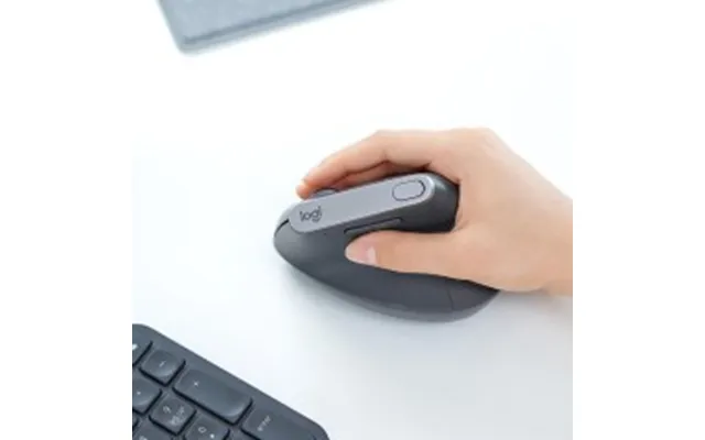 Logitech Mx Vertical Optisk Trådløs Kablet Sort