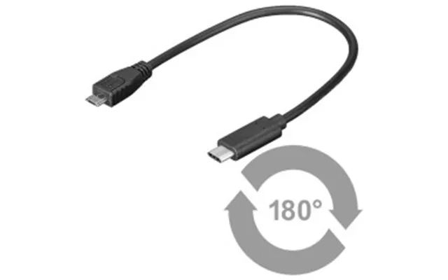 Microconnect Usb-c To Usb2.0 Micro B 0.2m