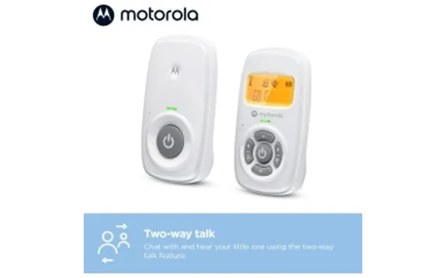 Motorola Am24 Dect Baby Monitor Babyalarm Hvid