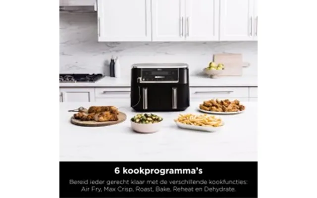 Ninja Foodi Af451 Airfryer Max Dual Zone Inkl. Termometer