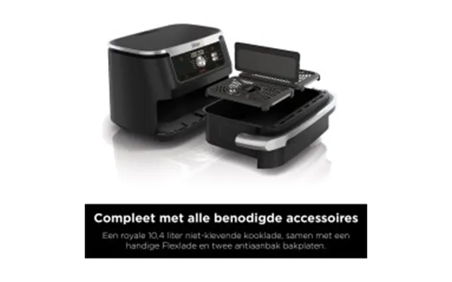 Ninja Foodi Flexdrawer Airfryer 10,4l 2470w Sort