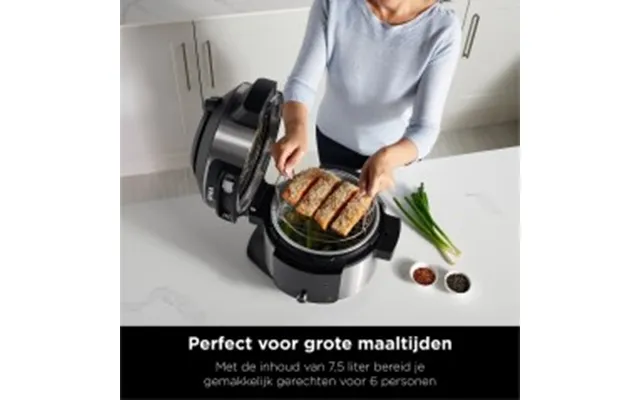 Ninja Foodi Ol550eu Multifunktionelt Kogeapparat 1460w Sort Sølv