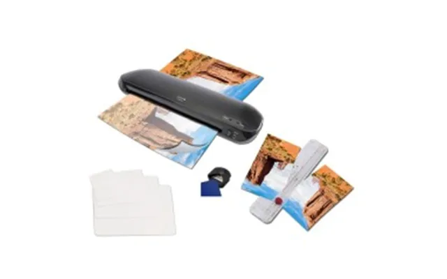Olympia 4 In 1 Set Laminator A 330 Plus Lamineringsmaskine Til Kold- Eller Varmlaminering A3 Sort