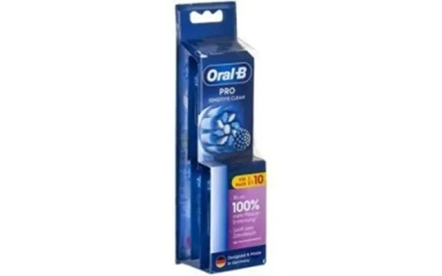Oral-b Pro Sensitive Clean Brush Tips Hvid - 10 Stk. Ekstra Tandbørstehoveder