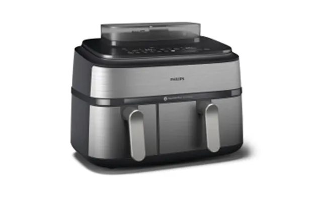 Philips 5000 Series Na555 Airfryer Dual Basket Airfryer 2750w Sølv