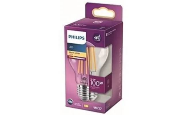 Philips Led-filament-lyspære 10.5w D 1521lumen 2700k Varmt Hvidt Lys