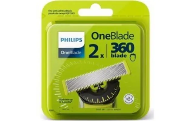 Philips Oneblade 360 Qp420 Barberhoved Sort Grøn Sølv