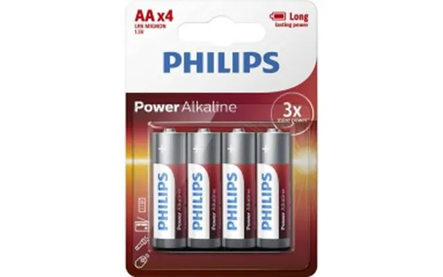 Philips Power Life Aa Type Standardbatterier