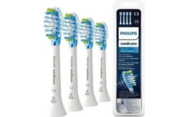 Philips Sonicare C3 Premium Hx9044 Plaque Control Ekstra Tandbørstehoved 4 Blå Grøn Hvid