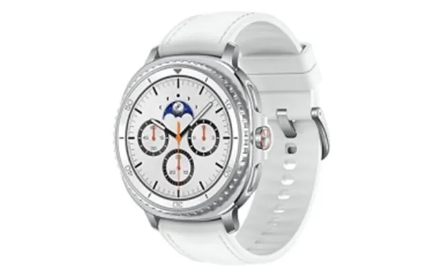 Samsung Galaxy Watch8 Classic 46 Mm Sølv Hvid Smartwatch