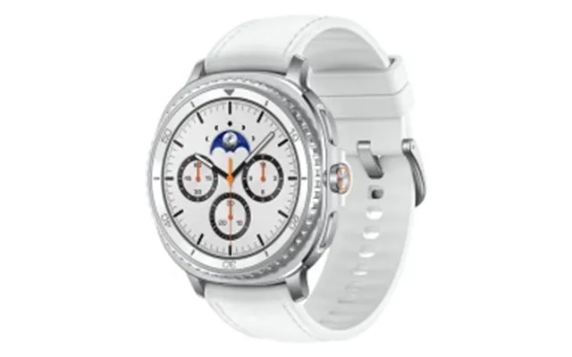 Samsung Galaxy Watch8 Classic 46 Mm Sølv Hvid Smartwatch