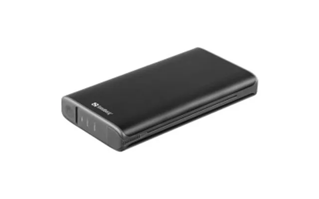 Sandberg Solar 4-panel Powerbank 25000 Solarstrømbank 25000mah Sort Blå