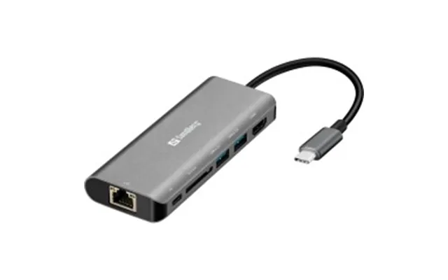 Sandberg Usb-c Dock Hdmi Lan Sd Usb100w