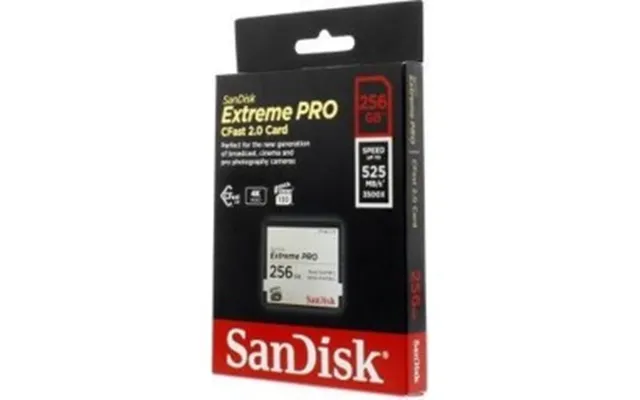 Sandisk Extreme Pro Cfast 2.0 Card 256gb 525mb S