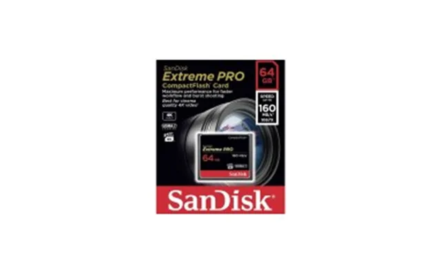 Sandisk Extreme Pro Compactflash-kort 64gb 160mb S