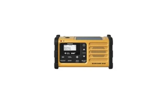 Sangean Mmr-88 Vejrvarslingsradio Sort Gul