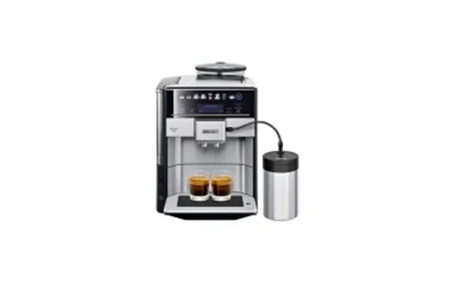 Siemens Eq.6 Plus S700 Te657m03de Automatisk Kaffemaskine Rustfrit Stål Sort